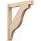 Ekena Millwork 6-in W x 36-in D x 44-in H Funston Block Rough Cedar Woodgrain TimberThane Outlooker, Primed Tan OUTUR060X36X44FST44RCPR - alternate 1